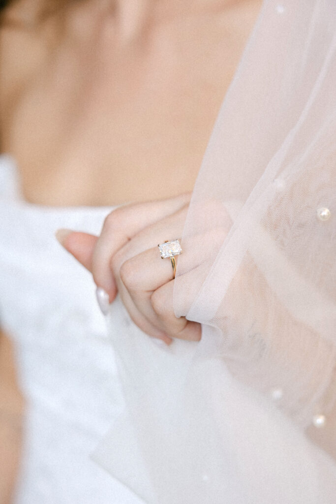 Wedding Ring Detail Photo